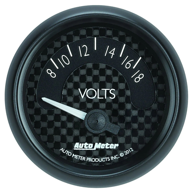 Autometer 2-1/16" Voltmeter 8-18V Air-Core GT