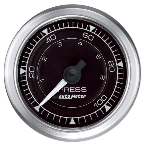Autometer 2-1/16" Oil Pressure 0-100 PSI Chrono