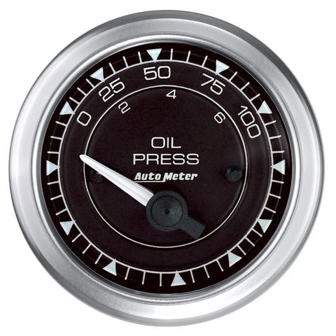 Autometer 2-1/16" Oil Pressure 0-100 PSI Chrono