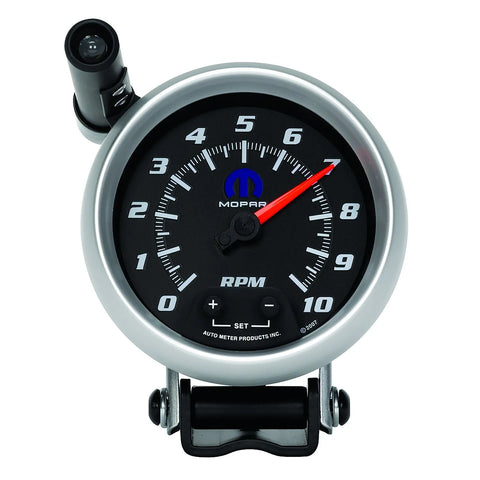 Autometer 3-3/4" Pedestal Tachometer 0-10,000 RPM Black Mopar