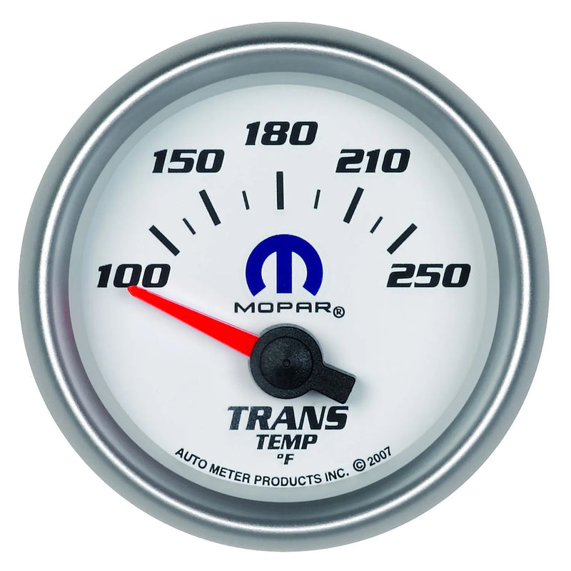 Autometer 2-1/16" Transmission Temperature 100-250 °F Air-Core White Mopar