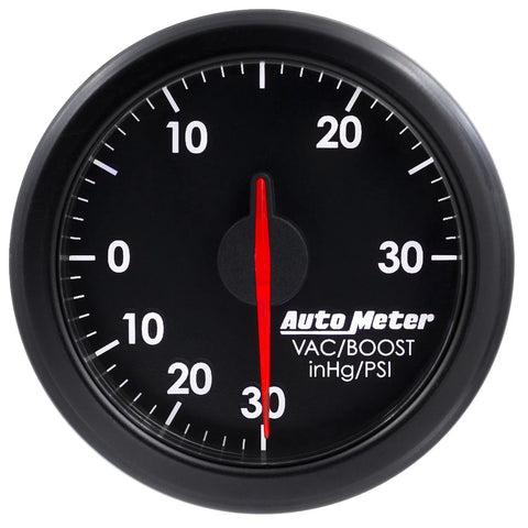 Autometer 2-1/16" Boost/Vac 30 In HG/30 PSI Air-Core Airdrive