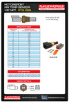 Raceworks Motorsport Air Temp Sensor - 1/8" NPT or 1/8" BSPT Bungs (image 3)