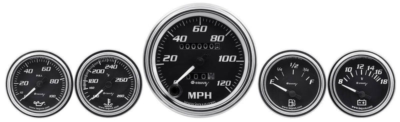 AutoMeter Equus 5-Piece Gauge Kit AUE7500