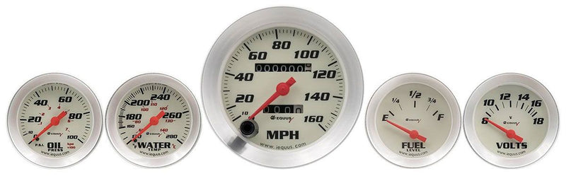 AutoMeter Equus 5-Piece Gauge Kit AUE8500