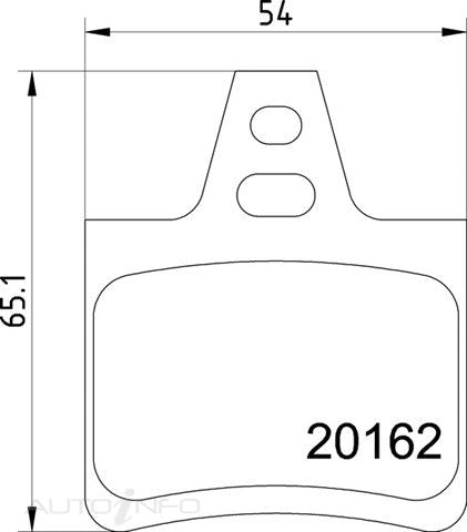 C-Plus Brake Pads Rear Citroen XM Xantia - MDB1425