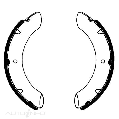 Bendix B/shoe Set Toyota Land Cruiser - BS1083