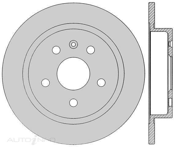 Protex Disc Rotor Rear Holden Mal V300 2.4 13 - SDR13023