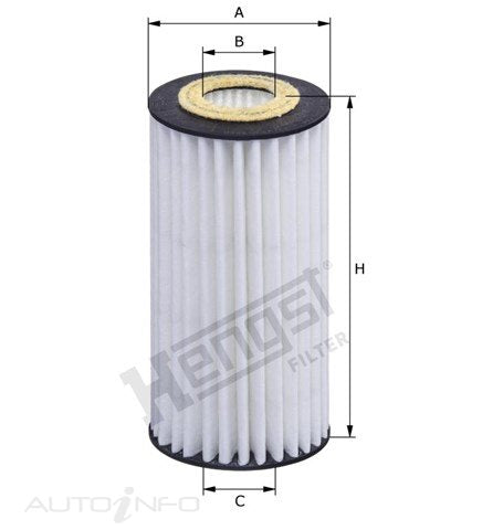 Hengst Oil Filter Audi VW A3 Golf Skoda Sea - E358H03D246