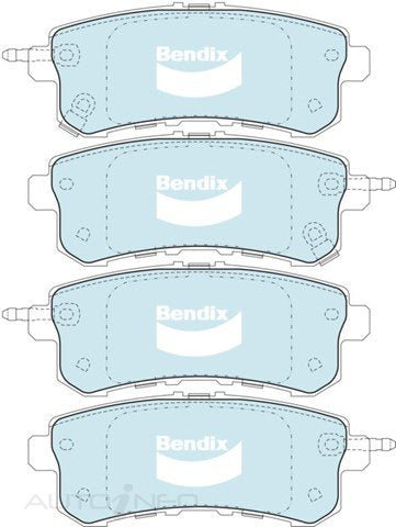 Bendix Brake Pads Rear Nissan Y62 10-On - DB22444WD