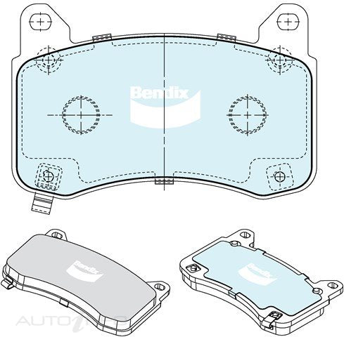 Bendix Brake Pads Front Tes MOD3/Y 19-On - DB2675EV