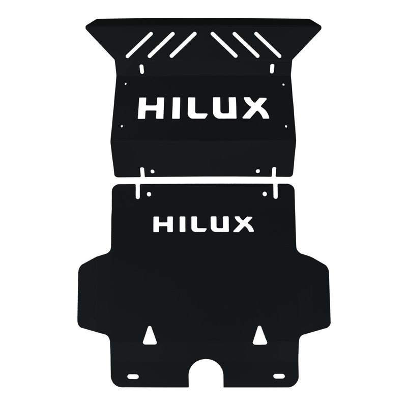 3mm Black Sump Guard Steel Bash Plate for Toyota Hilux 2005-2015