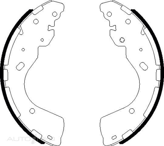 Bendix B/shoe Rear Ford - BS5021