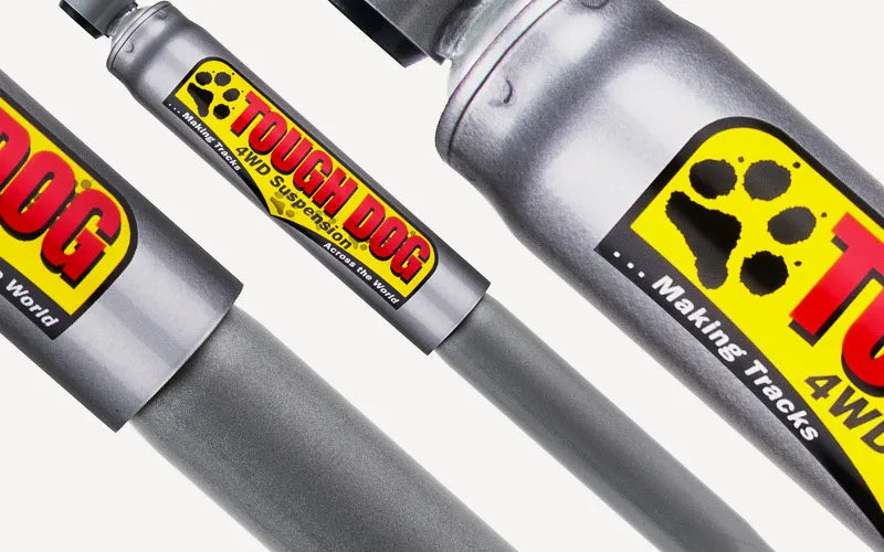 Tough Dog 2x 35mm Nitro Gas Rear Shocks (Patrol/Rocky) suit 40/50mm Lift