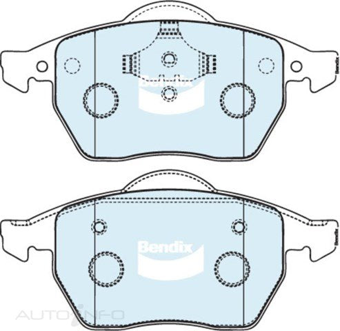 Bendix Brake Pads Euro Front Audi TT 1.8 - DB1492EURO+