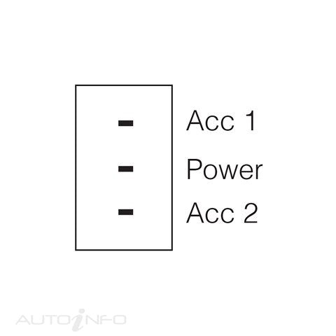 Narva Switch Micro Toggle On/off/on - 60291BL