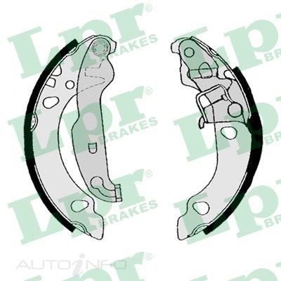 LPR Brake Shoes Rear Ford KA 96-On - 08190