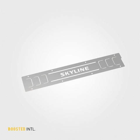 Boosted International Coil Pack Cover (Skyline RB25) - Skyline Logo — fits Nissan Skyline R32 Gts