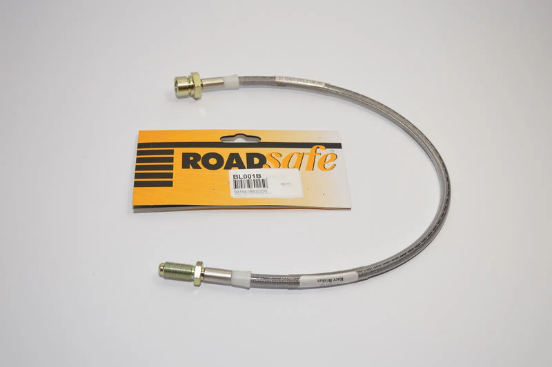 Roadsafe Braided Extended Brake Line - Front Left (Landcruiser 80/105 Series ABS) — fits Toyota Landcruiser 105 Series