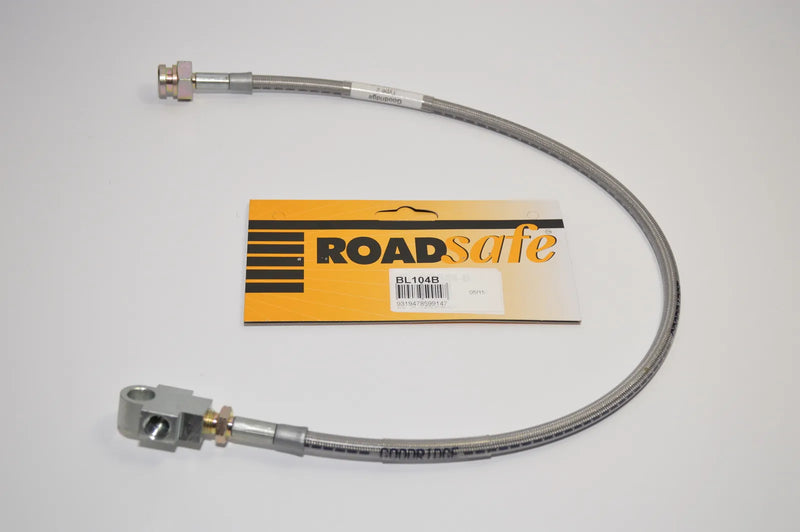Roadsafe Braided Extended Brake Line - Rear (Patrol GQ 5-6in Lift)