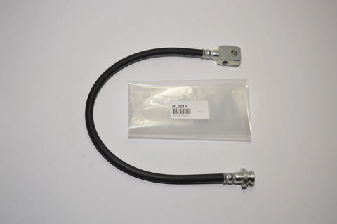 Roadsafe Rubber Extended Brake Line - Front Left (Patrol GU ABS 3-4in Lift) — fits Nissan Patrol GU (image 2)