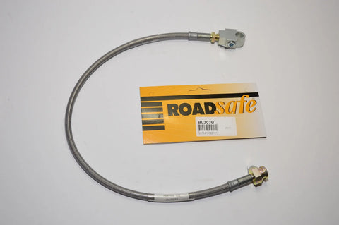 Roadsafe Braided Extended Brake Line - Front Left (Patrol GU ABS 5-6in Lift) — fits Nissan Patrol GU