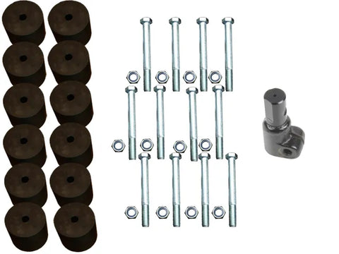 Superior Engineering Body Lift Kit 2 Inch (50mm) Lift — Mazda BT-50 Series 2 Dual/Extra Cab (Petrol Manual Tray Bac...