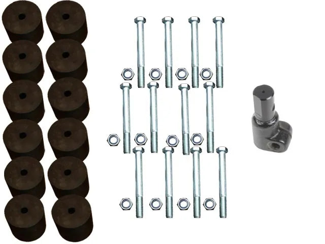 Superior Engineering Body Lift Kit 2 Inch (50mm) Lift — Mazda BT-50 Series 2 Single Cab (Petrol Auto Style Side) with Tray Lift