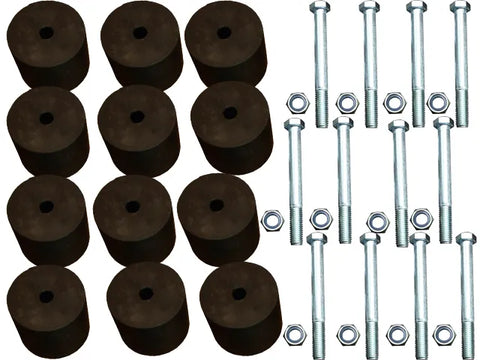 Superior Engineering Body Lift Kit 2 Inch (50mm) Lift — Mazda BT-50 Series 1 Single Cab (Diesel Manual Style Side) with Tray Lift