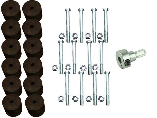 Superior Engineering Body Lift Kit 2 Inch (50mm) Lift — Ford Ranger PX Dual Cab (Diesel Auto Tray Back) with Tray Lift