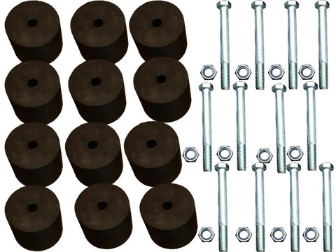 Superior Engineering Body Lift Kit 2 Inch (50mm) Lift — Mitsubishi Triton MQ Dual Cab (Diesel Auto Tray Back) with...
