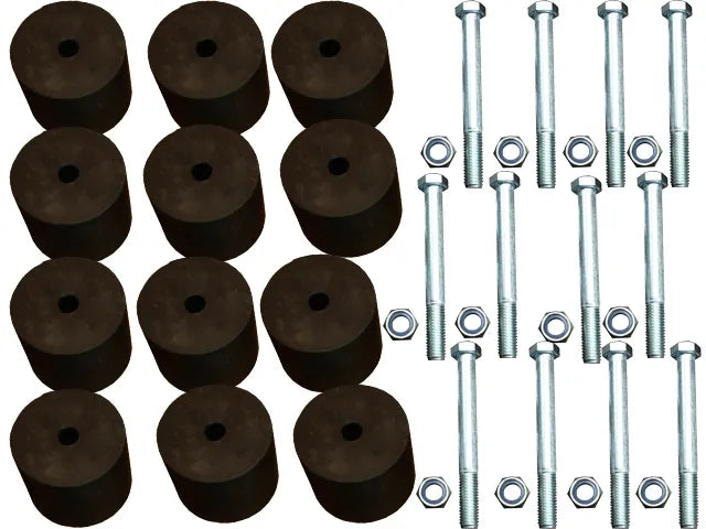 Superior Engineering Body Lift Kit 2 Inch (50mm) Lift — Mitsubishi Triton MQ Dual Cab (Petrol Manual Tray Back) with Tray Lift