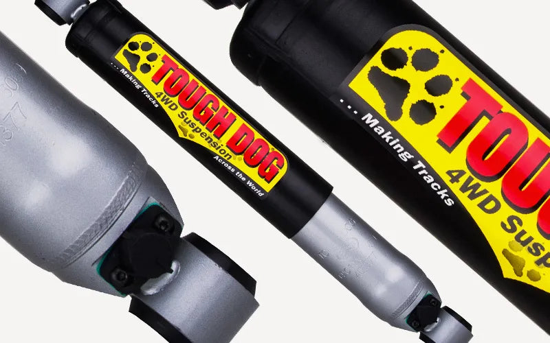 Tough Dog 2x 40mm 9 Stage Adjustable Rear Shocks (Pajero NF-NG)
