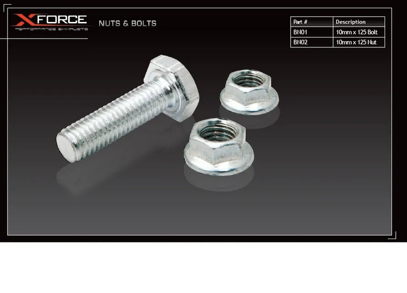 XForce Nut - 10mm x 1.25 - thread