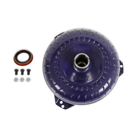 B&M Nitrous Holeshot 3500 Torque Converter, 1965-91 GM TH400/425,1968-81 TH350 10-inch diameter, 10.75 & 11.50-inch bolt circle, 3200-3500 RPM stall