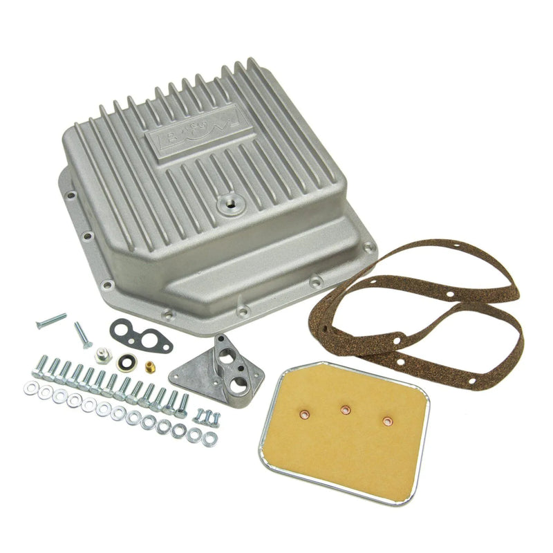 B&M 30280 Hi-Tek Deep Transmission Pan - Aluminum Fits GM