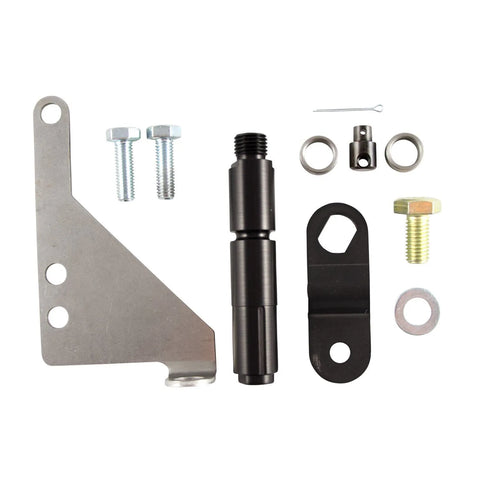 B&M 40504 Cable Bracket & Shift Lever Kit - Ford Fits