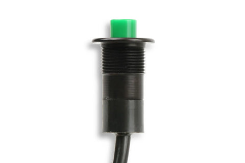 B&M Momentary Switch - Green Button Spiral Cord Momentary Switch