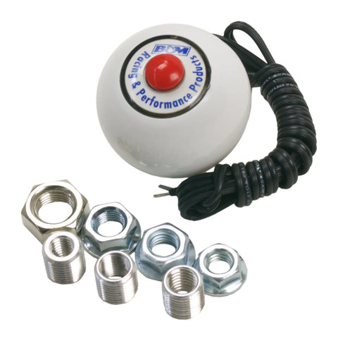 B&M Shift Knob with Momentary Switch Fits Almost All SAE Threaded Shifter Sticks - Use Switch for Trans-Brake, Laun...