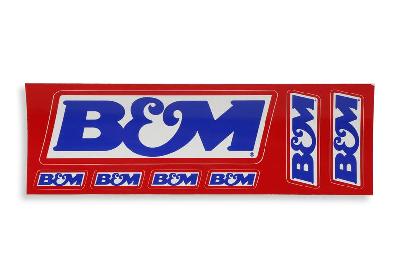 B&M 669959 Decal 2.5 inch x 7.75 inch Sticker