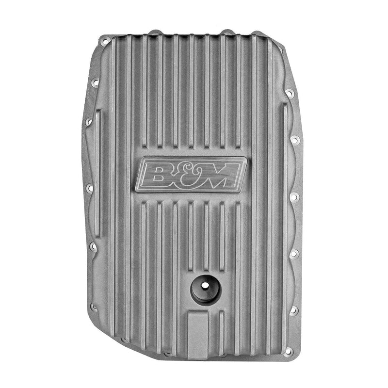 B&M 70391 Hi-Tek Deep Transmission Pan - Aluminum Fits