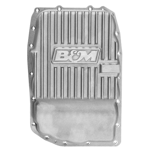 B&M Hi-Tek Deep Transmission Pan - Aluminum - 6L80E Fits 2007-2022 GM 1500 Trucks/SUVs with 6L80E Transmissions — f...