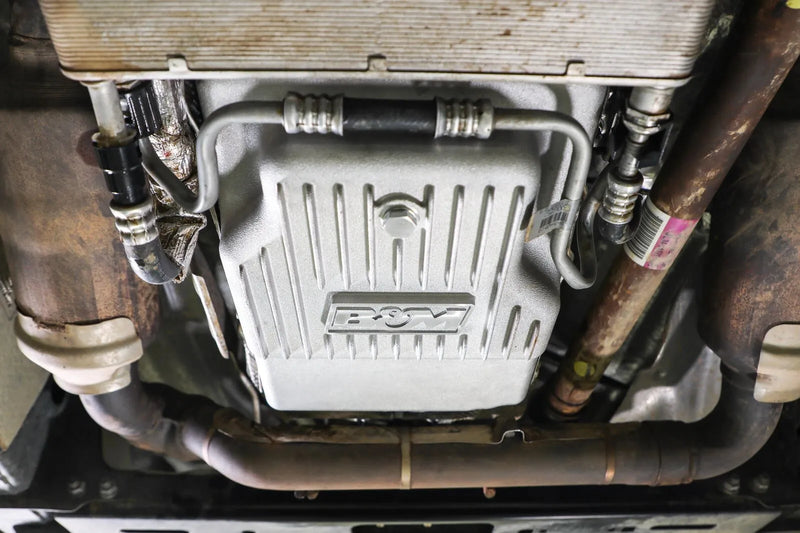 B&M 70400 Hi-Tek Heavy-Duty Deep Transmission Pan - Ford
