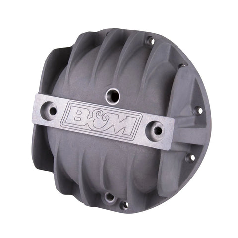 B&M Hi-Tek Aluminum Differential Cover for GM 8.875-inch 12-bolt Car GM 8.875-inch 12-bolt Car Differential Cover.