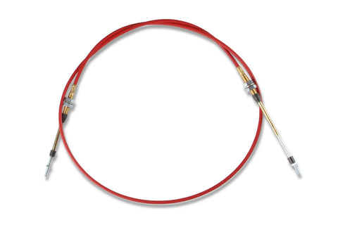 B&M Performance Shifter Cable - 6-Foot Length Double Threaded Ends - Red For Shifters built before 1981