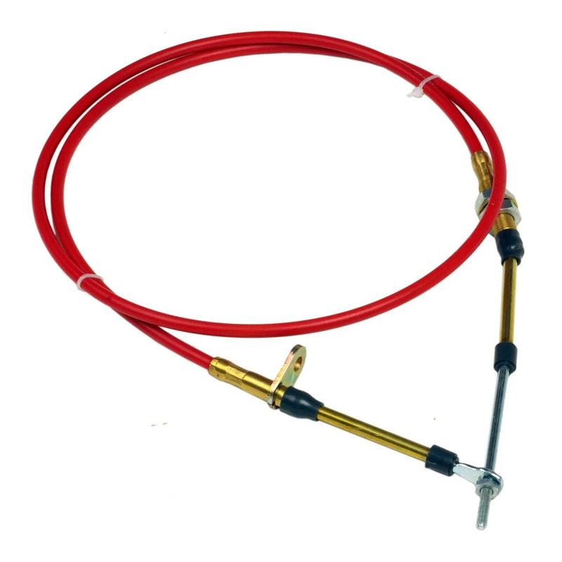 B&M 80604 Performance Shifter Cable - 4-Foot Length - Red