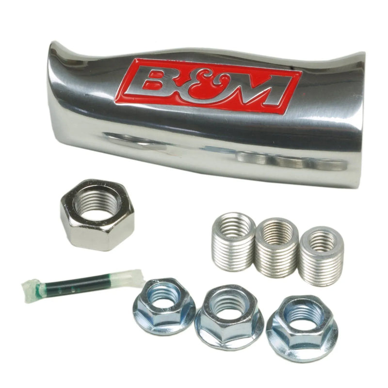 B&M 80641 Universal T-Handle - Brushed 3/8-16, 3/8-24,