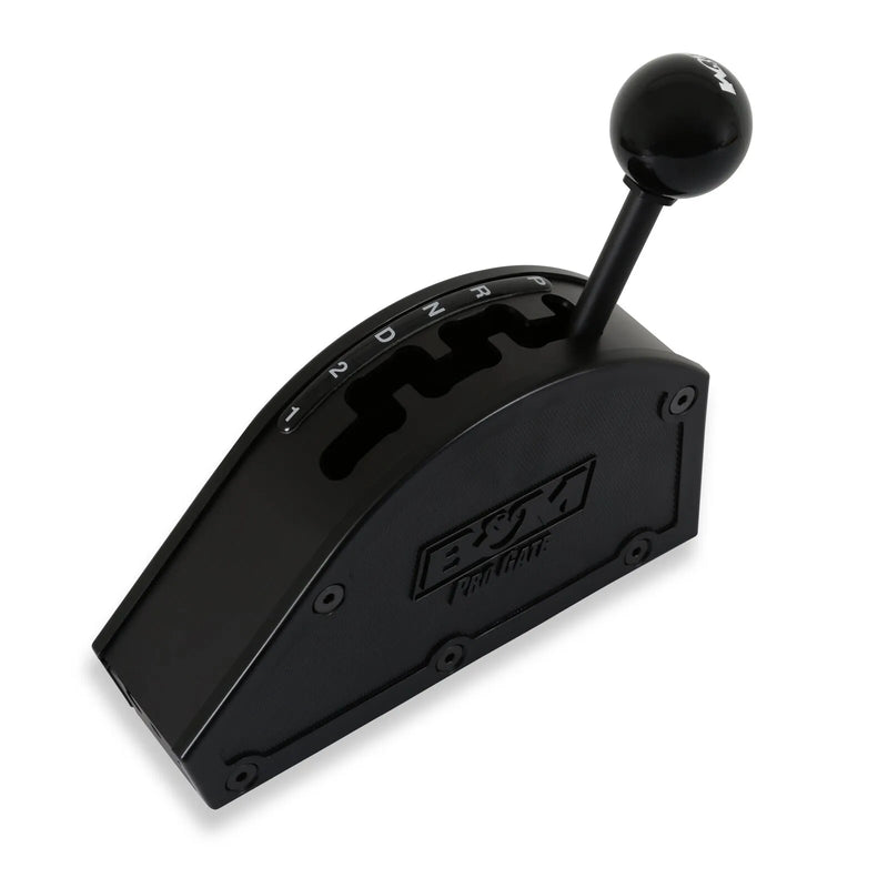 B&M Automatic Shifter - Pro Gate Fits 3- and 4-Speed Chrysler and Ford Automatic Transmissions - Rear-Exit Cable - Forward Shift Pattern