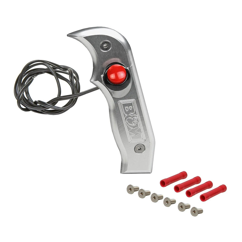 B&M Magnum Grip Side Plate with 12V Button Fits all Magnum Grip shifters
