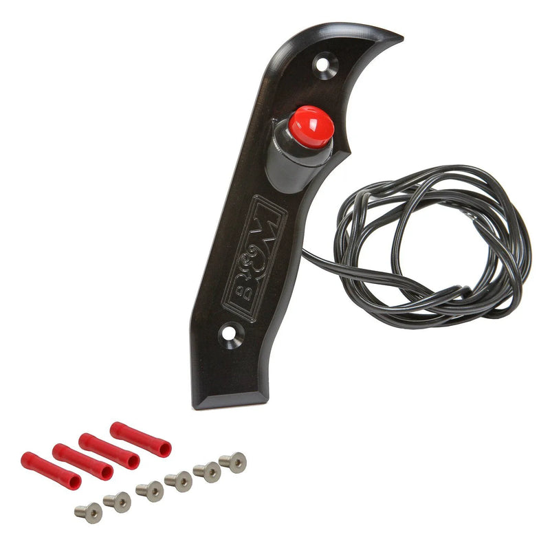 B&M 81078 Magnum Grip Side Plate with 12V Button Fits